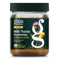 Gaia Herbs Milk Thistle Gummies 60 Gummies
