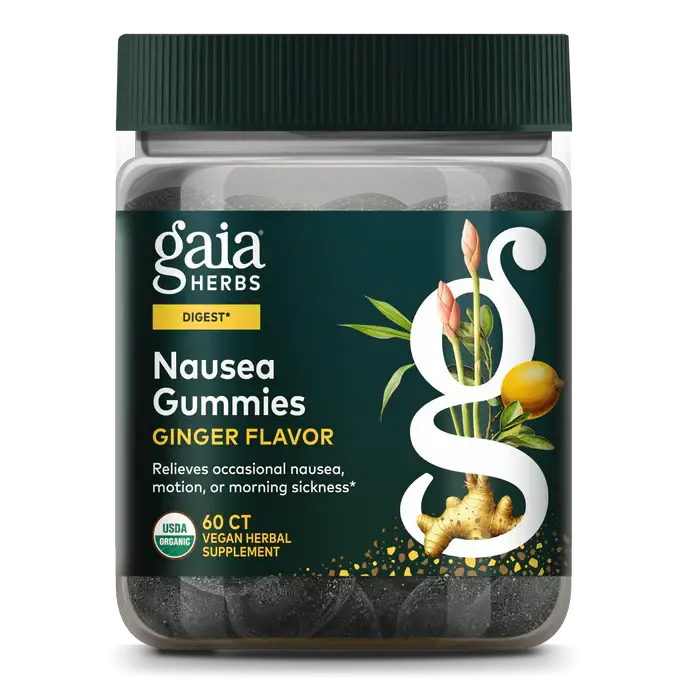 Gaia Herbs Nausea Gummies 60 Gummies