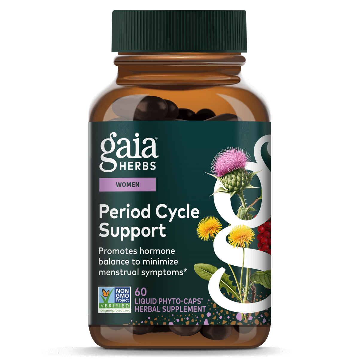 Gaia Herbs Cycle Support 60 Veggie Caps