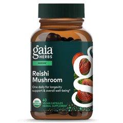 Gaia Herbs Reishi Mushroom 40 Veggie Caps