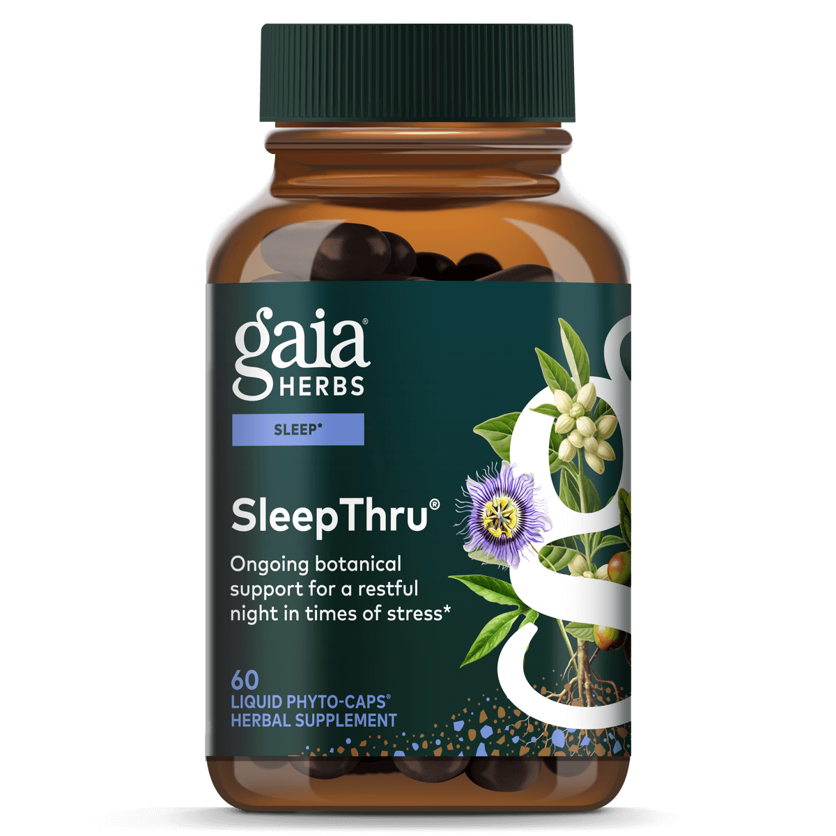 Gaia Herbs SleepThru 60 Veggie Caps