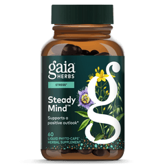 Gaia Herbs Steady Mind 60 Veggie Caps