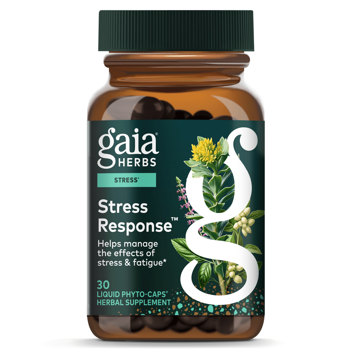 Gaia Herbs Stress Response 30 Veggie Caps