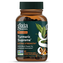 Gaia Herbs Turmeric Supreme Extra Strength 60 Veggie Caps
