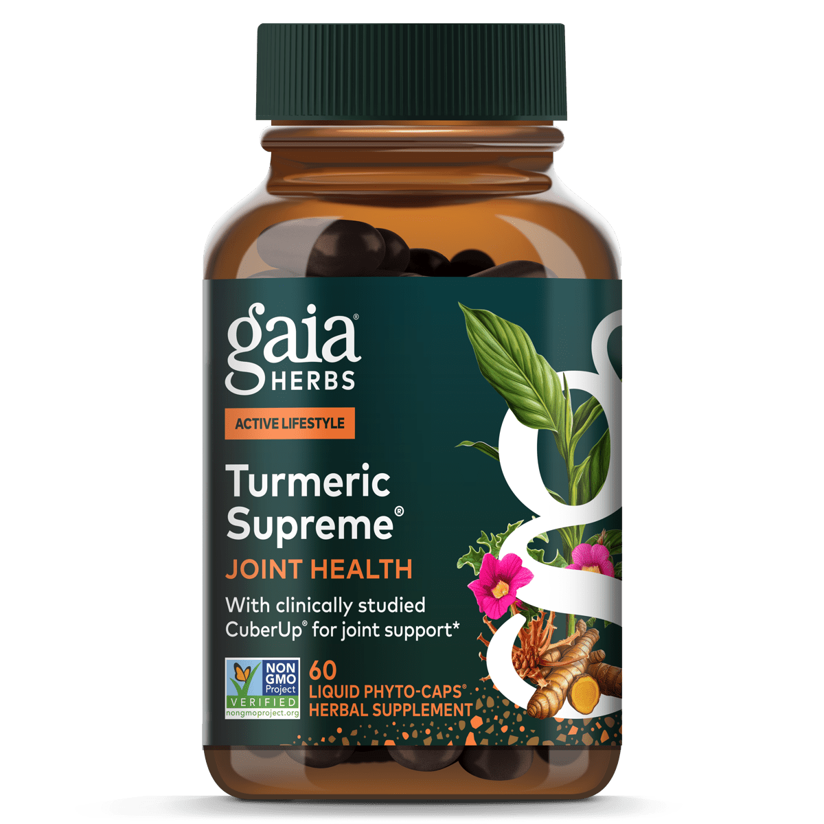 Gaia Herbs Turmeric Supreme Joint Health 60 Veggie Caps