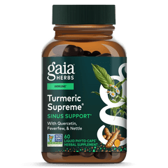 Gaia Herbs Turmeric Supreme Sinus Support 60 Veggie Caps