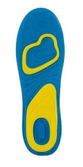 Scholl Gel Activ Everyday Insoles Women 2x double cushioning,Freshfeet Top Cloth,improved shoe comfort,issues,Keeps feet feeling cool and dry,odour resistant technology,reduce the excessive pressur,Slim design,use in casual shoes