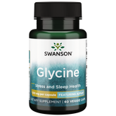 Swanson – Glycine – Ajipure® 500mg 60VC amino acid,Calming,cartilage,central nervous system,Contains AjiPure,form collagen,google,Helps repair and protect joints,high concentrations in the skin,issues,nerve impulses,nervous,nervous exhaustion,nervous head