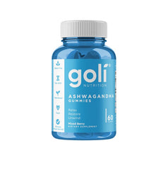 GOLI GUMMY - Ashwaghanda Ashwaghanda,cognitive function,Goli Ashwaghanda,healthy heart function,healthy weight management,Improve sleep quality,issues,muscle size,promote memory,reduce stress and tension,strength,stress and tension,Support endurance,Suppo