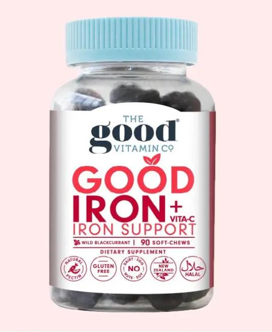 The Good Vitamin Co. Iron+vita-c 90soft-chews Iron And Vitamin C,Iron Soft Chews,Iron+vita-c,issues,Vitamin C Chews