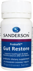 Sanderson ProbioFX Gut Restore Strawberry 40 Chewable Tablets