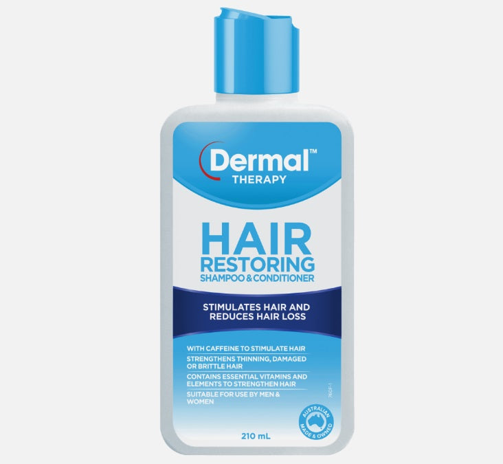 Dermal Therapy Hair Restoring Shamp & Cond 210ml Dermal Therapy Hair Restoring Shamp & Cond 210ml,issues