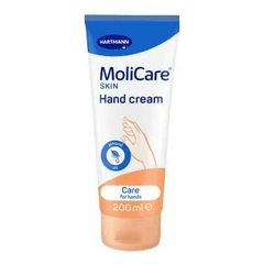 MoliCare Skin Hand Cream 200mls Acid mantle,almond oil,chapped hands,Convenient use,Creatine,Dermatologically tested,Detergent-free,Gentle cleansing,issues,Mild formula,MoliCare Skin Hand Cream 200mls,Natural ingredients,No water required,nourishing panth
