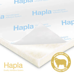 Hapla Gold Pure Wool Adhesive Felt Cushioning For Podiatry Padding