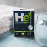 He Deep Sleep Formula 60 Tablets for promoting refreshing deep sleep and supporting men's health.