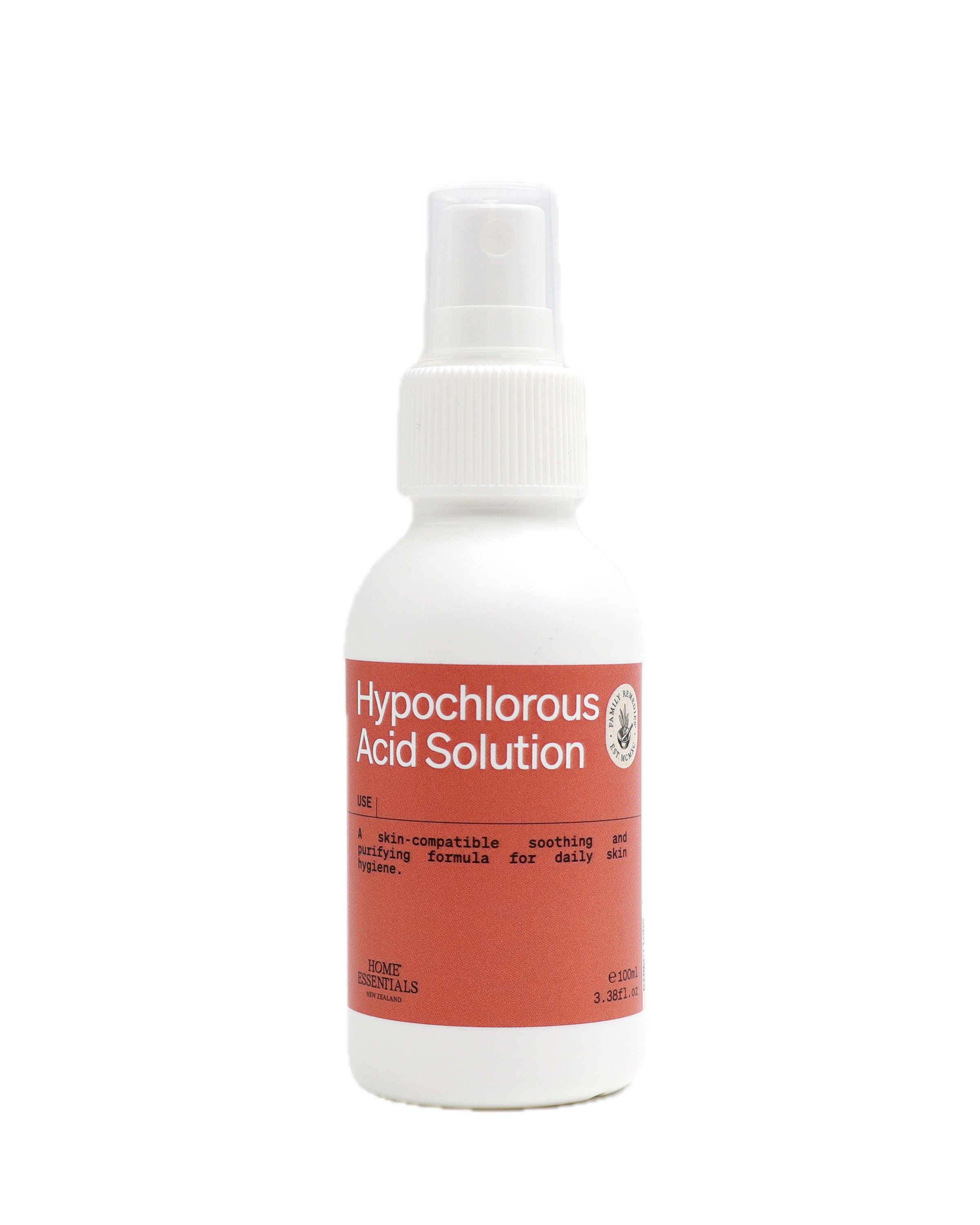 Home Essentials Hypochlorous Acid Solution 100ml front view
