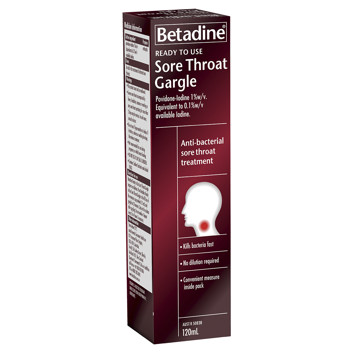 Betadine Sore Throat Gargle 200ml