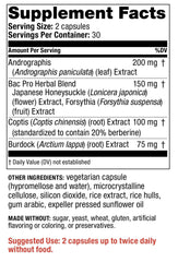 Redd Remedies Immune Bac Pro 60 Vegetarian Capsules issues