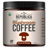 La Republica Instant Mushroom Coffee 35 Servings coffee,Decafe Coffee,Decafe Instant Mushroom Coffee,Multi vitamins,multivitamins,Mushroom Coffee,Rich in vitamins and minerals,vitamins,Vitamins & Supplements,vitamins and minerals,Vitamins and Supplements,