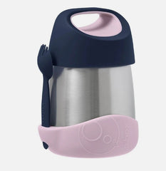 b.box Insulated Food Jar Indigo Rose 2 leak-proof compartments,Baby Kid Lunch Box,Baby Lunch Box,Baby Lunchbox,cooler for longer,dry foods,Dual Pack,Freeze & Use,Gel Cooler Twin Pack,Handwash & Reuse,Insulated Food Jar Indigo Rose,issues,Keeps food freshe