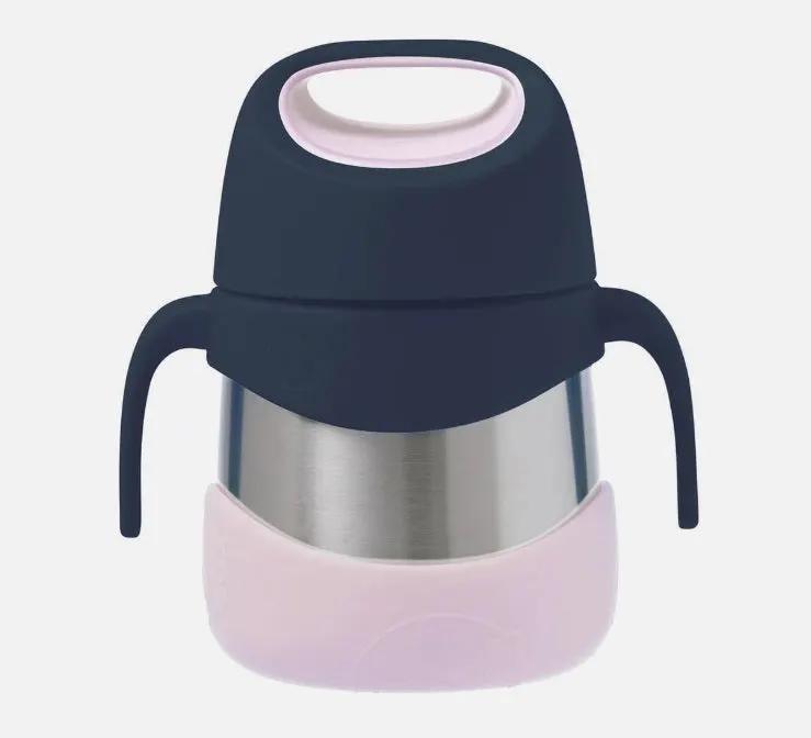 b.box Insulated Food Jar Indigo Rose 2 leak-proof compartments,Baby Kid Lunch Box,Baby Lunch Box,Baby Lunchbox,cooler for longer,dry foods,Dual Pack,Freeze & Use,Gel Cooler Twin Pack,Handwash & Reuse,Insulated Food Jar Indigo Rose,issues,Keeps food freshe