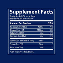 Trace Ionic Magnesium Liquid Mineral Supplement Supports Muscle Function And Energy Dietary Supplement 118ml