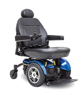 Pride Jazzy® Elite HD Power Chair Colour-through shroud,depth-adjustable,Electric Wheel Chair,Elite HD Power Chair,HD Power Chair,Intuitive controller is easy to operate,issues,jazzy-blue,jazzy-red,Jazzy® Elite HD Power Chair,lightweight travel Electric W