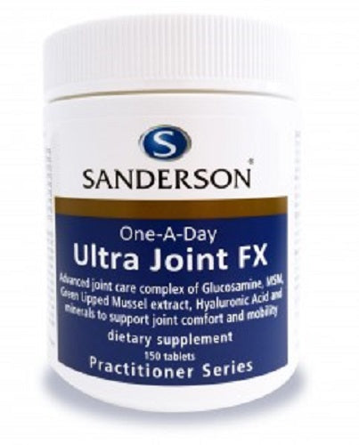 Sanderson Ultra Joint FX 150 Tablets arthritis relief tablets,glucosamine tablets,joint health supplement,joint support vitamins,optimized,Sanderson Ultra Joint FX