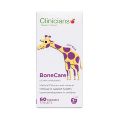 Clinicians Bone Care Kids 60 Chewable Tablets - DominionRoadPharmacy