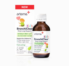 Artemis Kids Bronchi Clear 100ml BRONCHI CLEAR,Clear excess mucus,excess mucus,issues,kids,KIDS BRONCHI,mucus,tight chest