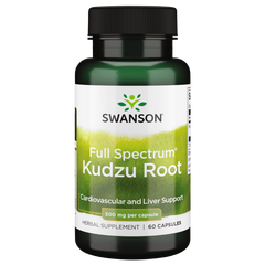 Swanson – Kudzu Root Full Spectrum 500mg 60C Advanced liver support,allicidin brain Cardiovascular Detoxification garlic immunity,An anti-inflammatory and powerful antioxidant.,antioxidant,antioxidant Digestion gallbladder liver function,antioxidant actio