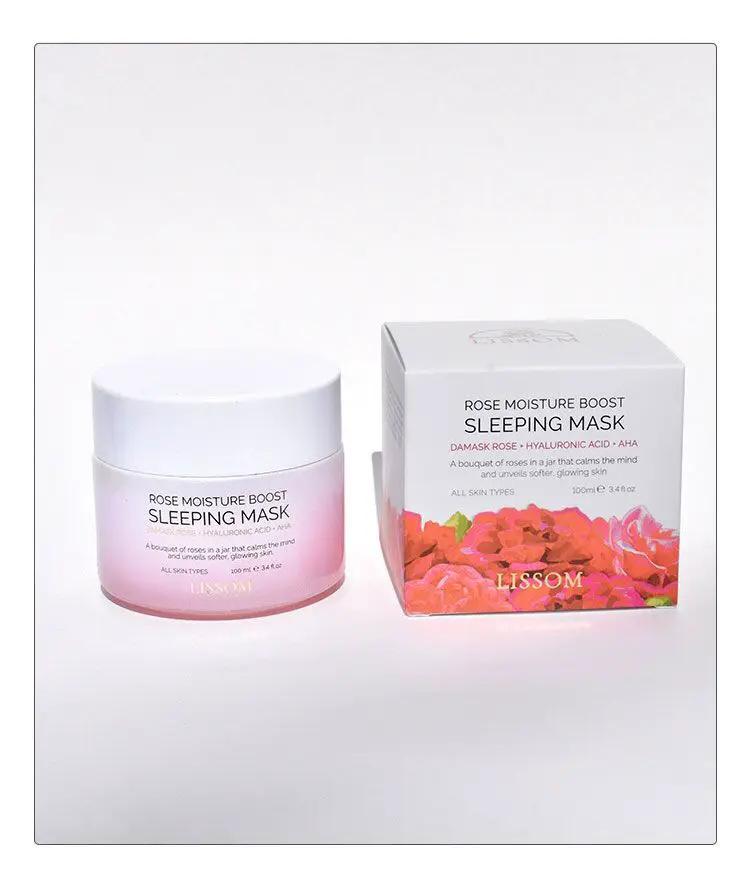 Lissom Rose Moisture Boost Sleeping Mask 100ML anti-irritant,aromatic properties. Suitable for most sensitive skin,issues,Lissom Rose Moisture Boost Sleeping Mask,Moisture Boost,nighttime moisturiser,Possesses antioxidant,repair skin,Rich in powerful natu