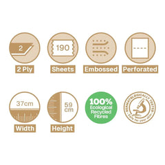 ECONATURAL Paper Roll - Single Roll issues,Medical Paper Rolls,Medical Paper with bacteriostatic lotion
