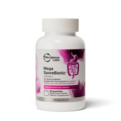 Microbiome Labs MegaSporeBiotic Gummies for Adults Berry Blast 60 Gummies