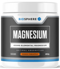 Biosphere Magnesium Powder 282g Mango Pineapple Flavour
