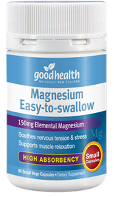 Good Health Magnesium Easy-to-swallow 90 small vege capsules good health,good health easy to swallow magnesium capsules,issues,magensium