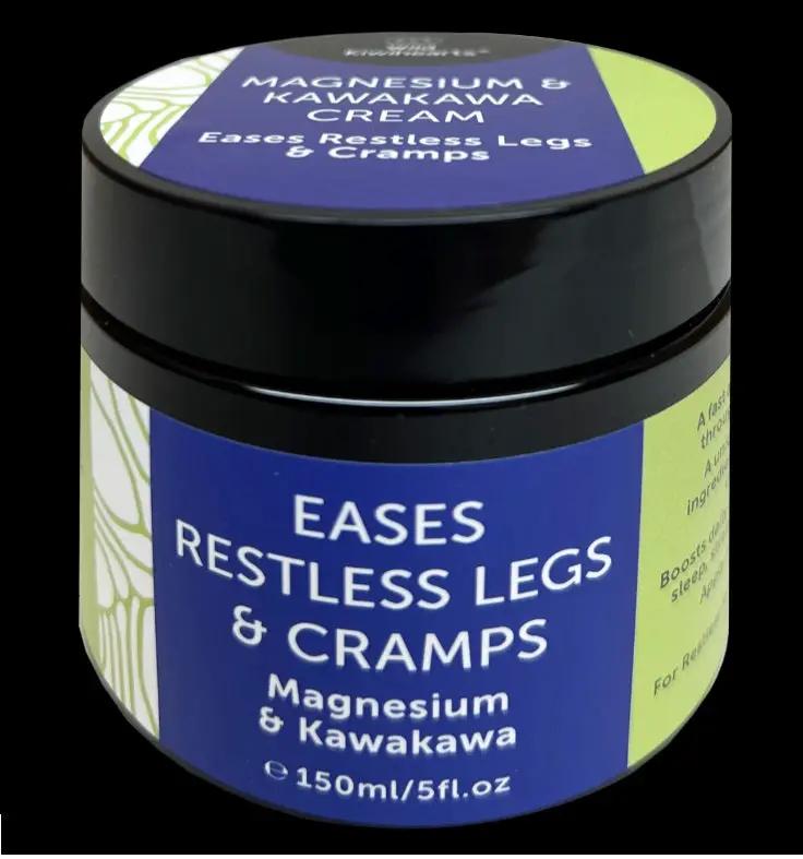 Magnesium and Kawakawa Body Cream 50ml & 150ml cramps,issues,kawakawa,Magnesium and Kawakawa Body Cream 150ml,sleep,stress