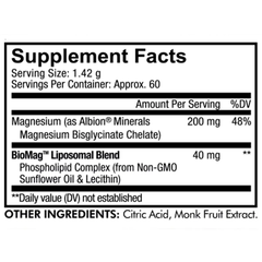 Codeage Liposomal Magnesium Glycinate Supports Sleep Powder 85g