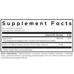 Codeage Liposomal Magnesium Glycinate Absorption Capsules (240 Count)
