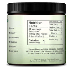 La Republica Matcha with Lion's Mane Extract Powder 60g coffee,daily vitamins,Decafe Coffee,Decafe Instant Mushroom Coffee,Matcha,Matcha with Lion's Mane,Multi vitamins,multivitamins,Mushroom Coffee,Rich in vitamins and minerals,vitamins,Vitamins & Supple