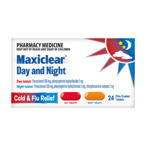 Maxiclear Day/Night Cold & Flu Tablets 48 Pack