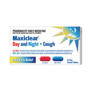 Maxiclear Flu + Cough Day & Night Tablets 48 Pack