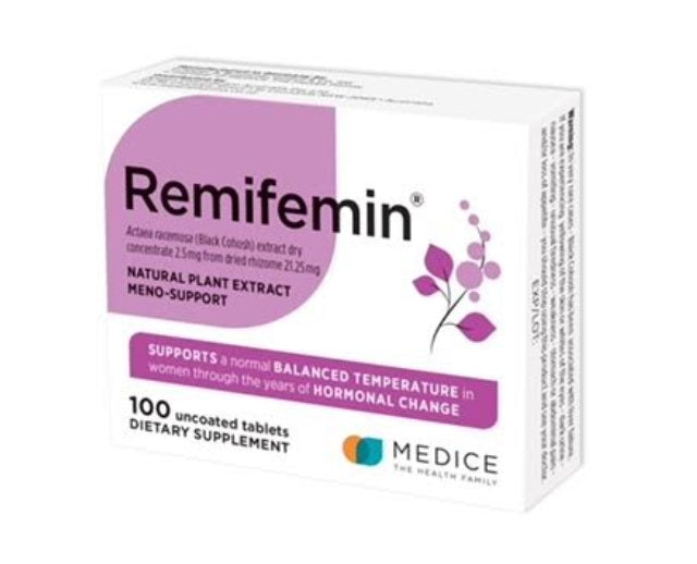 Remifemin Meno Support 100’s issues,Meno Support,normal temperature balance,restful sleep