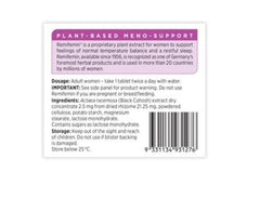 Remifemin Meno Support 100’s issues,Meno Support,normal temperature balance,restful sleep