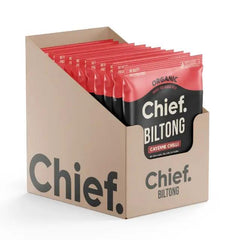 Chief Biltong High Protein Naturally Preserved Beef Snack (12x30g)