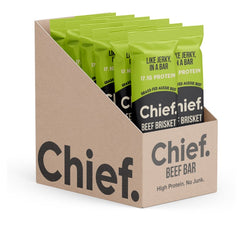 Chief Beef Bars High Protein Grass Fed Snack Bar 12x40g
