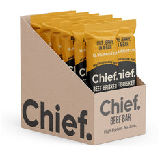 Chief Beef Bars High Protein Grass Fed Snack Bar 12x40g