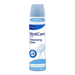 MoliCare Skin Cleansing Foam 400ml Acid mantle,Convenient use,Creatine,Dermatologically tested,Detergent-free,Gentle cleansing,issues,Mild formula,molicare,MoliCare Skin Cleansing Foam 400ml,Natural ingredients,No water required,Odour control,Patented odo