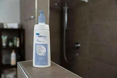 MoliCare Skin Wash Lotion 500ml Acid mantle,bed bath,cleansing,Convenient use,Creatine,Dermatologically tested,Detergent-free,Gentle cleansing,issues,Mild formula,MoliCare Skin Wash Lotion 500ml,Natural ingredients,No water required,Odour control,Patented
