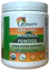 Grenera Organic Moringa Leaf Powder 240g 8 essential amino acids,An anti-inflammatory and powerful antioxidant.,Chlorophyll,Grenera Organic Moringa Leaf Powder,High in chlorophyll,High in vitamins,issues,Moringa,Moringa leaf Powder,Organic Moringa Leaf Po
